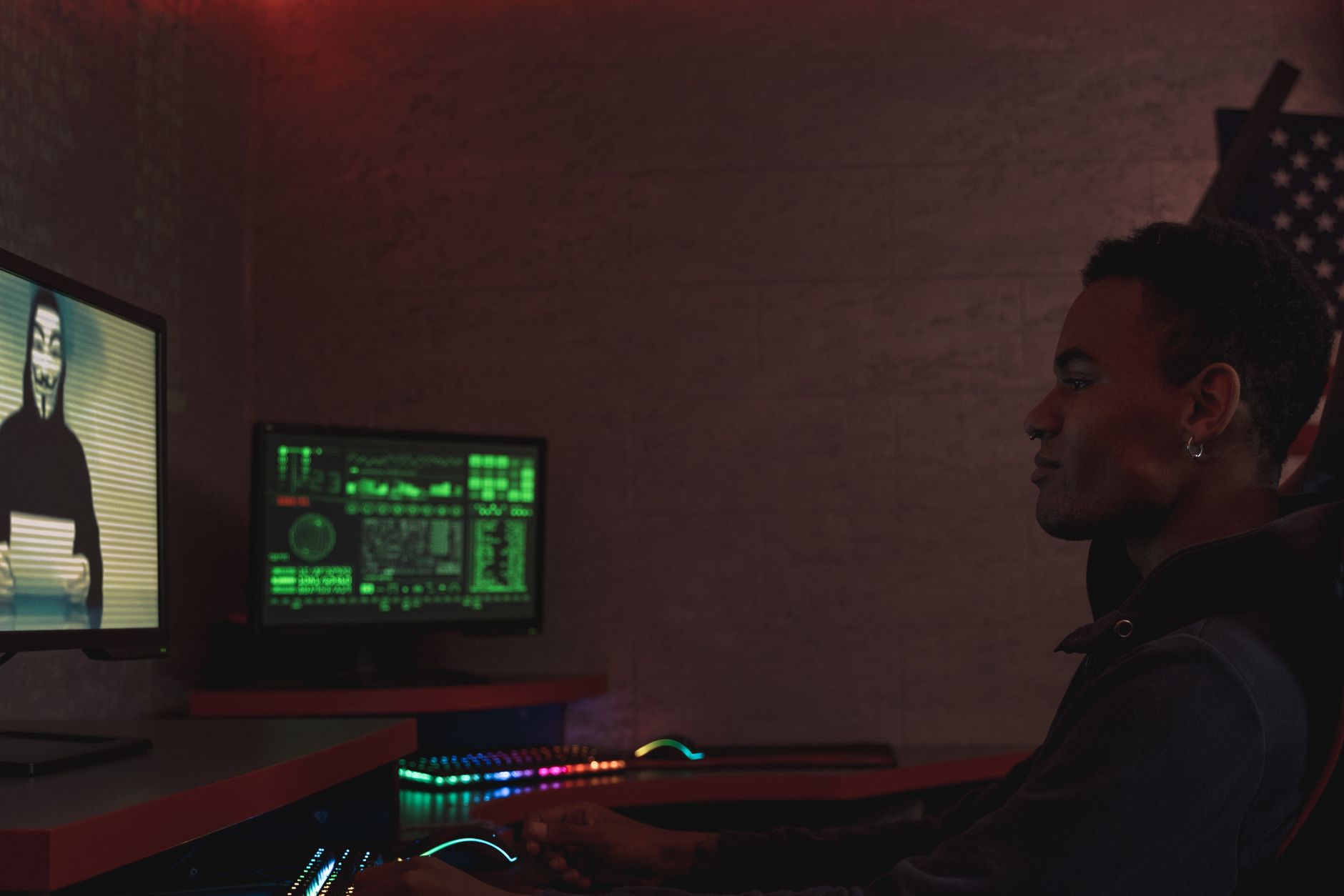 Practitioners collaborating in a cybersecurity workshop