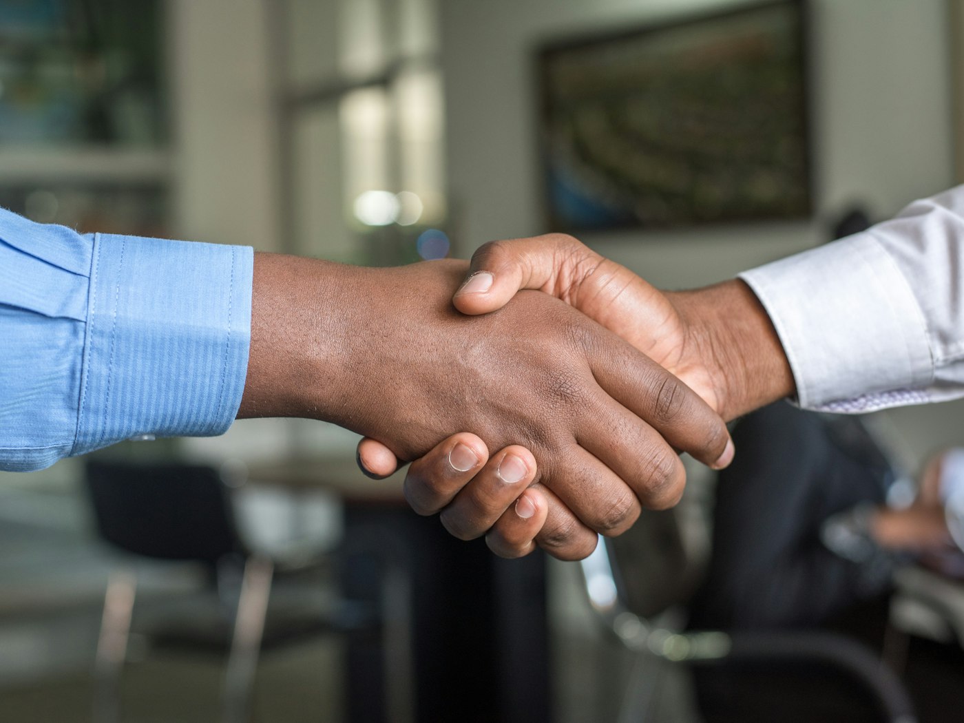 Business handshake