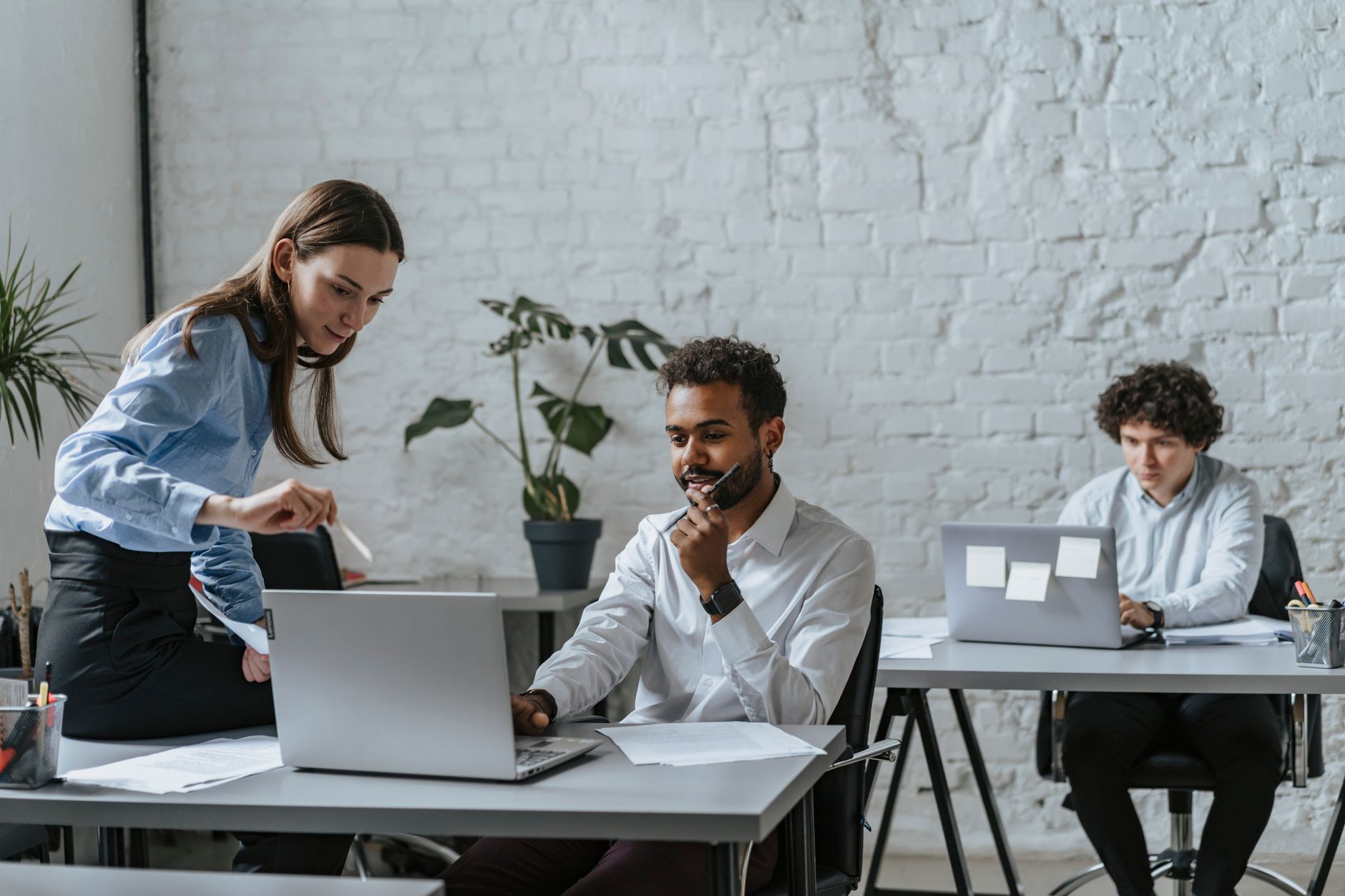 Client-trust handshake in a professional services firm
