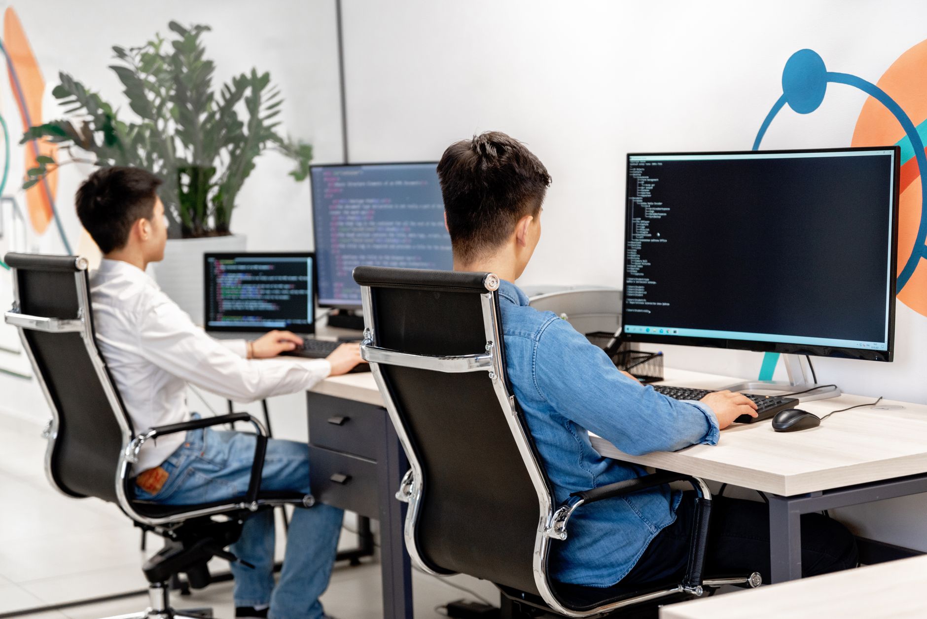 Live security working session on operations screens